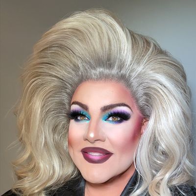 Abby in a black sequin blazer (opens Instagram)